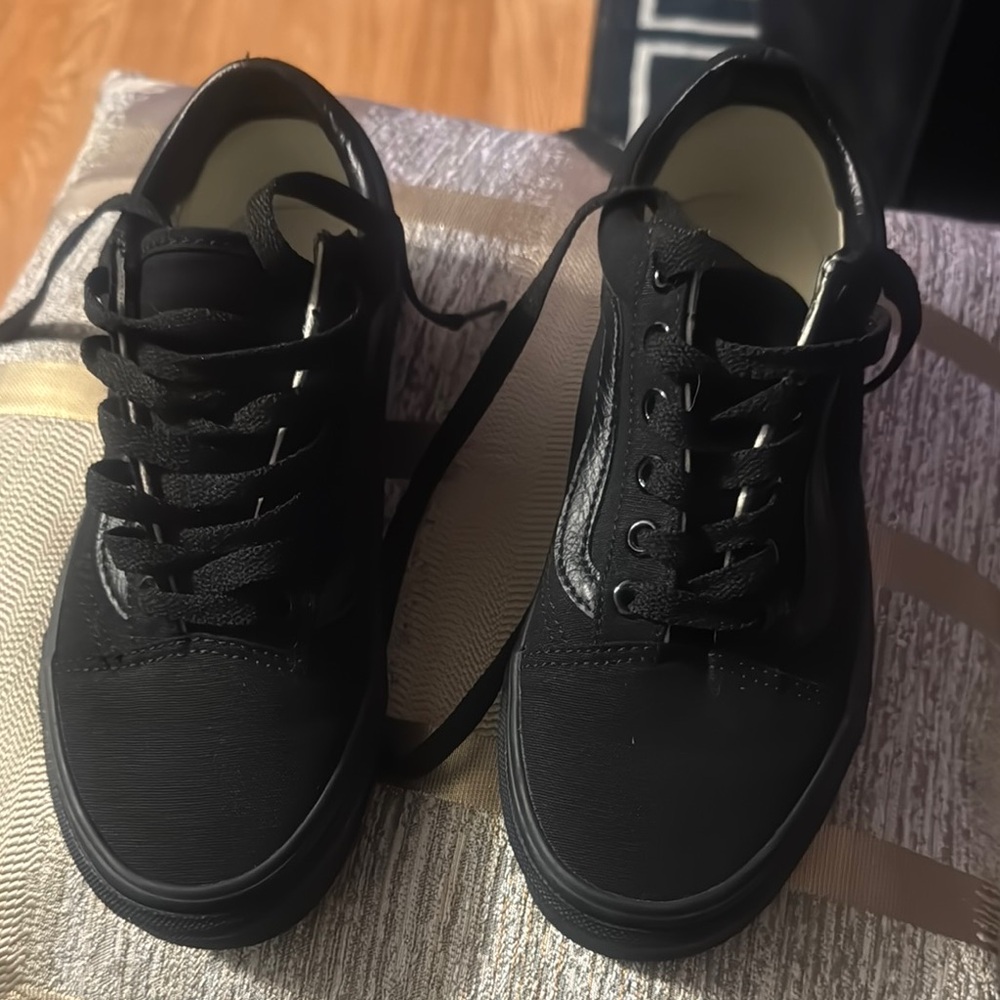 Vans Kids Black Sneakers